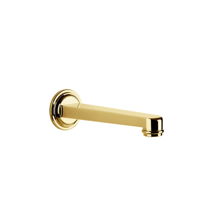 GESSI VENTI20 Излив для ванны 209 мм., настенный, цвет Gold PVD
