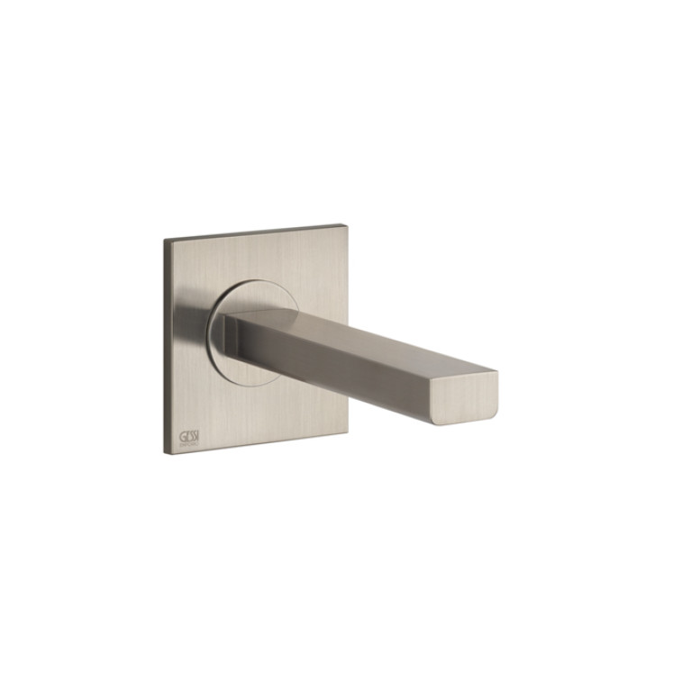 Gessi Emporio Via manzoni Излив для ванны, комбинируемый с удаленным управлением, цвет: Finox Brushed Nickel