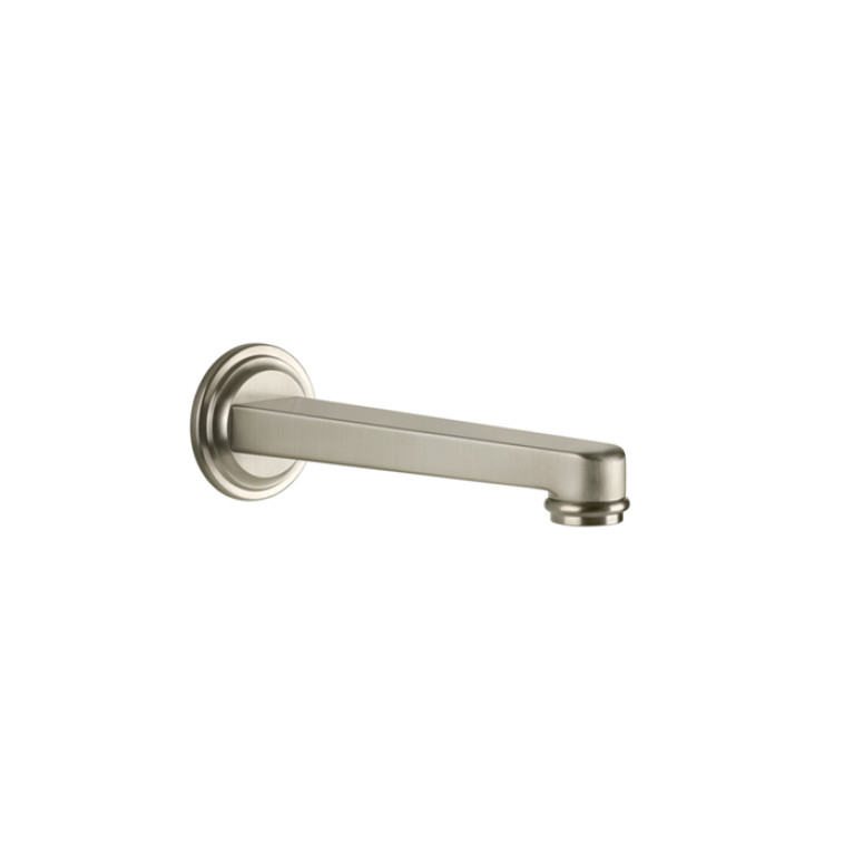 GESSI VENTI20 Излив для ванны 209 мм., настенный, цвет Finox Brushed Nickel