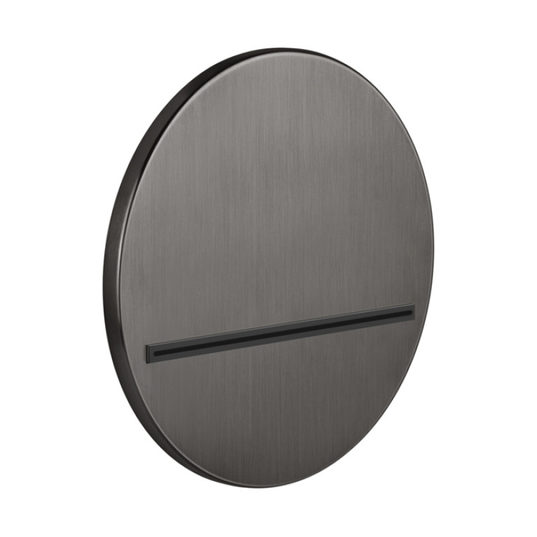 GESSI VENTI20 Излив настенный &Oslash;207 мм., каскадный, цвет Black Metal Brushed PVD