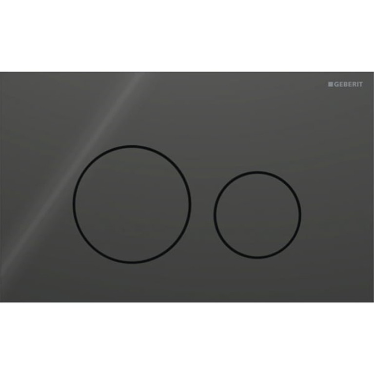 Geberit Sigma40 Клавиша для двойного смыва, круглая: Черный