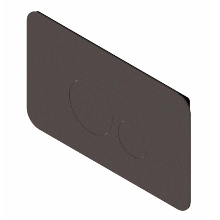 Ritmonio Toilet accessories Панель смыва для Geberit: Sigma 8, Sigma 12; Tece: 2003-2020, 2021-Now; Viega: 3H, 3L, 3F, цвет: Brushed Black Chrome
