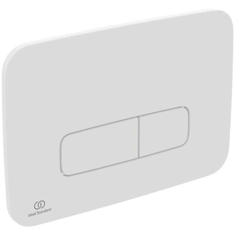 Ideal Standard Oleas M1 Механическая панель смыва, двойной смыв, покрытие soft touch цвет: белый матовый