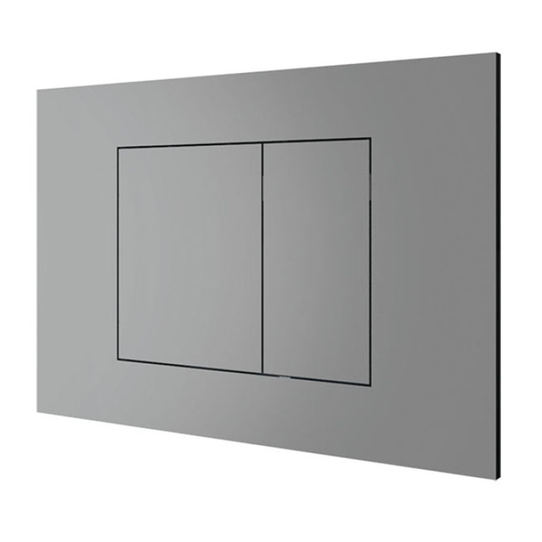 ALMAR WC PLATE Клавиша смыва, совместима с моделями GEBERIT SIGMA 8 / UP720 и SIGMA12 / UP320, а также с моделью TECE BOX-8 Co, цвет Brushed Steel
