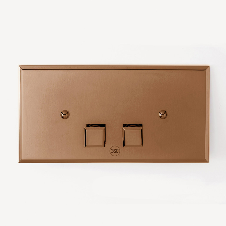 3SC SQUARE pLAQUE Клавиша смыва для бачков Geberit UP320/720, 33*2,5*h17, материал: латунь, цвет: бронза (Спеццена с нашего  склада!)