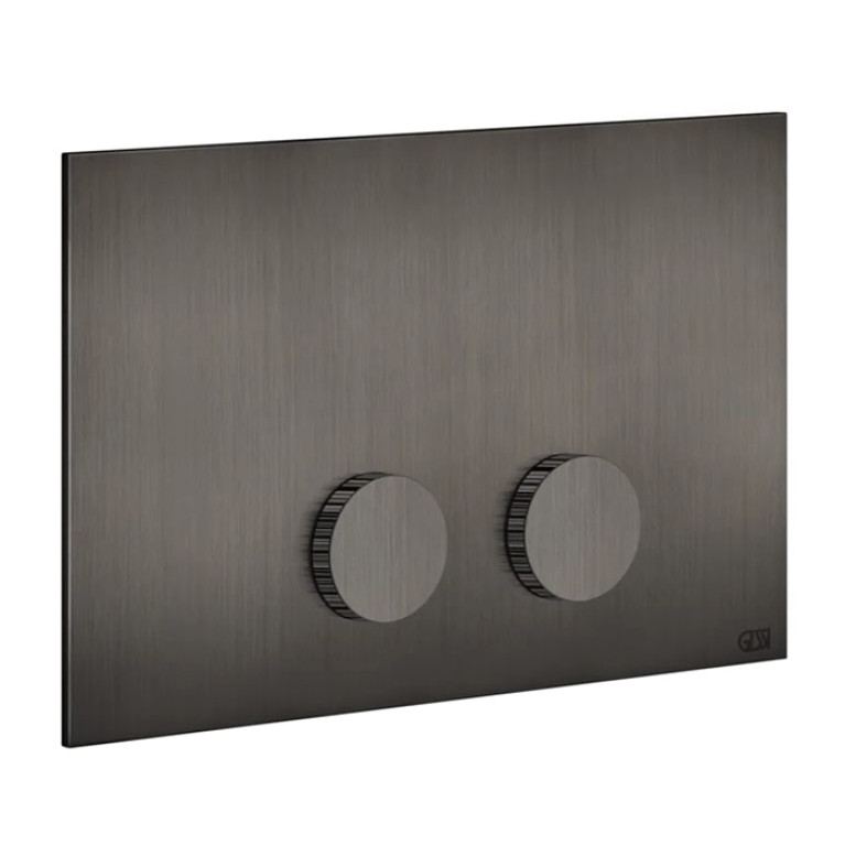 Gessi Ingranaggio Клавиши смыва Geberit Sigma 8 e Sigma 12., цвет Black Metal Brushed PVD