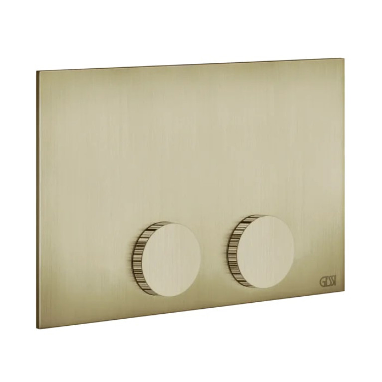 Gessi Ingranaggio Клавиши смыва Tece (TeceProfil, TeceBox)., цвет Brushed Brass PVD