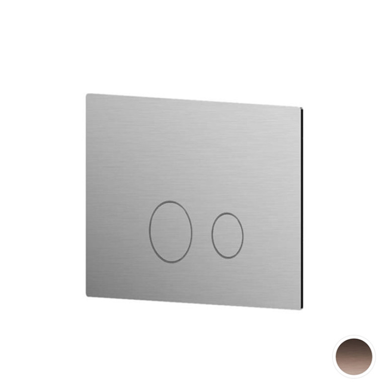 Newform X-Steel 316 Клавиша смыва для унитаза, двойная, для систем инсталляций TECE, цвет: PVD Brushed copper bronze