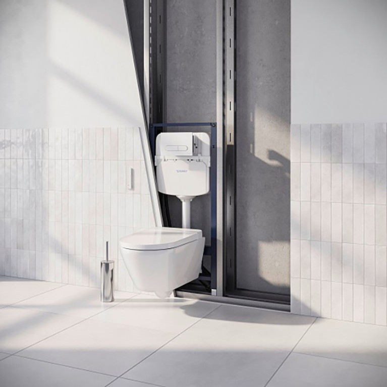 Duravit DuraSystem Beta 100 Клавиша смыва, цвет: хром матовый (СПЕЦЕНА)