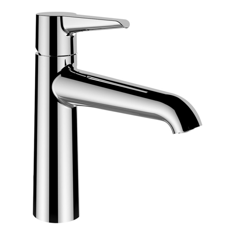 Laufen VAL Смеситель для раковины, излив 140 мм, Eco+, без донного клапана, хром (ВРЕМЕННО не поставляем!)
