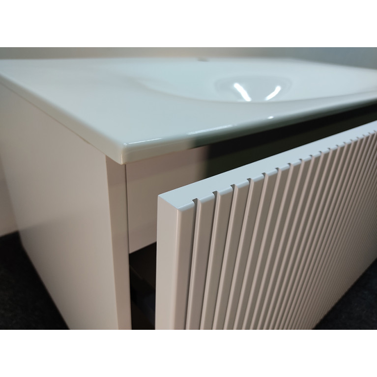 TW Shape комплект мебели, база с раковиной Kerasan 548001*1, 122х52см, с 1-м выдвиж. ящиком с механизмом push to open, цвет: белый матовый RAL9003