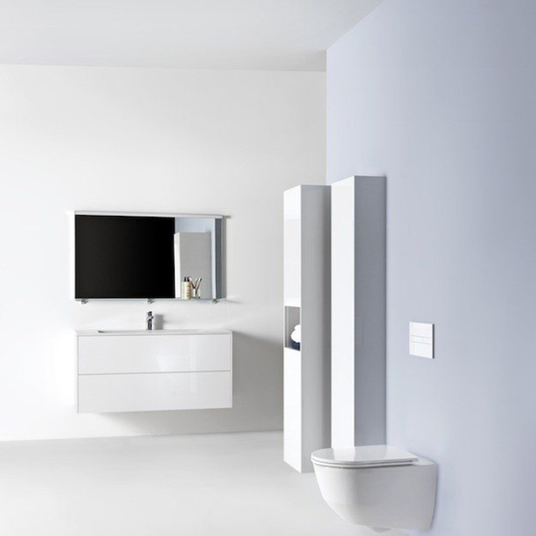 Laufen Pro S Комплект, раковина и база 1200x500x610 мм, с 2 ящиками с мех. push-and-pull, белый матовый