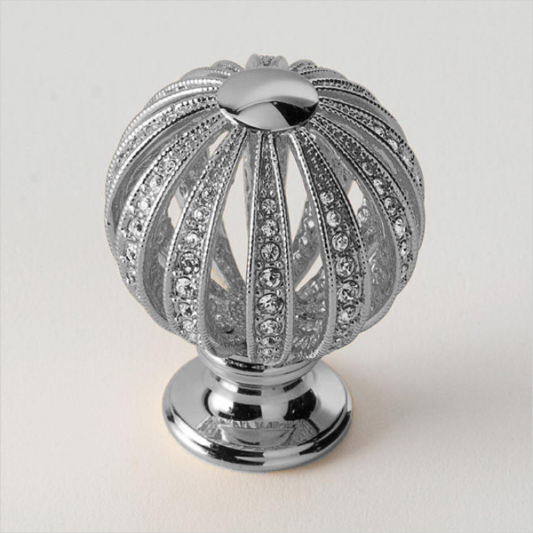 EBAN Mongolfiera, ручка для мебели с кристаллами  Swarovski.  цвет: хром