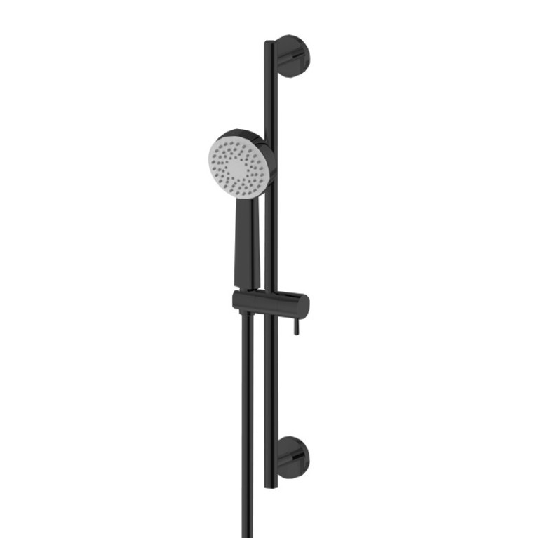 Newform Shower Комплект ручного душа из из абс-пластика и гибким шлангом длиной 150 см, цвет:  черный матовый