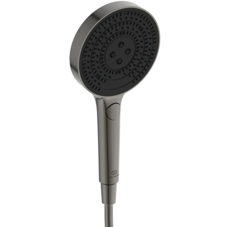 Ideal Standard Solos Ручной душ 130мм, 3 режима (Rain, Silkrain, Active)  PVD Magnetic Grey