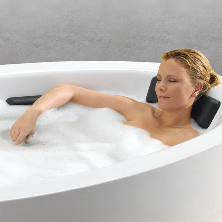 BETTE Relax Подушка 34х12х4,5 см универсальная для ванны на магнитах (комплект: 1 шт.), цвет: белый