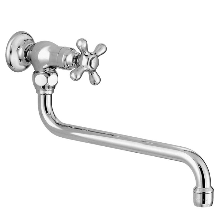 Stella Roma Настенный вентиль 3194/300, излив 300мм, цвет: хром