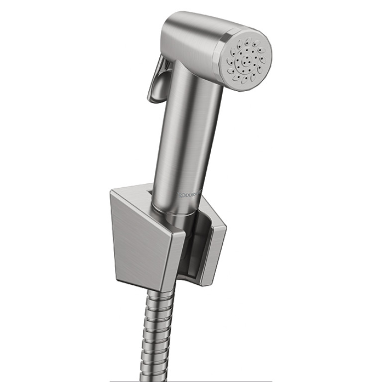 Duravit  Гигиенический душ для биде, брашированная сталь