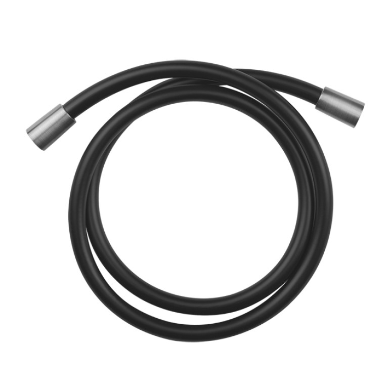 GESSI 316 Шланг Darkflex, для ванны с коническим соединением на 1/2, длина 150 см, цвет: steel brushed