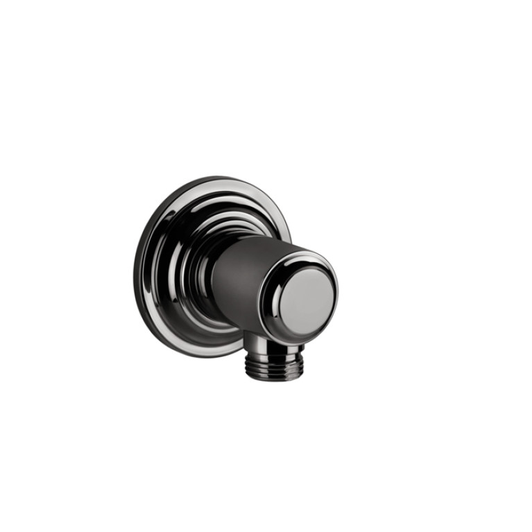 GESSI VENTI20 Подвод воды, цвет Black Metal PVD
