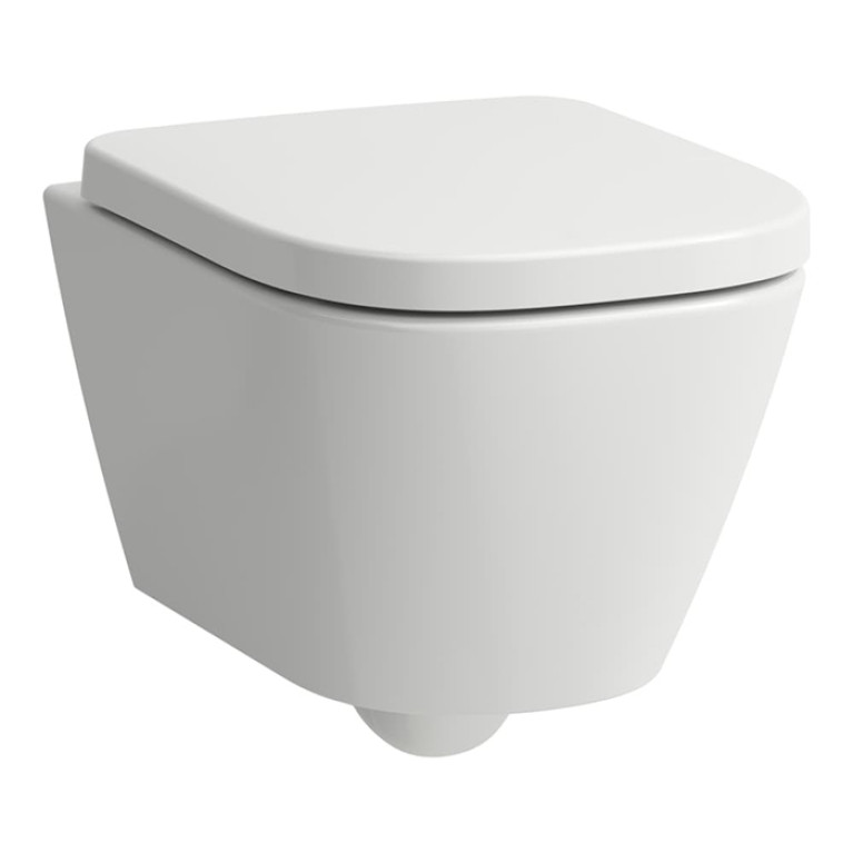 Laufen MEDA Унитаз подвесной 490x360x355 мм, безободковый, смыв Tornado, цвет: белый глянцевый