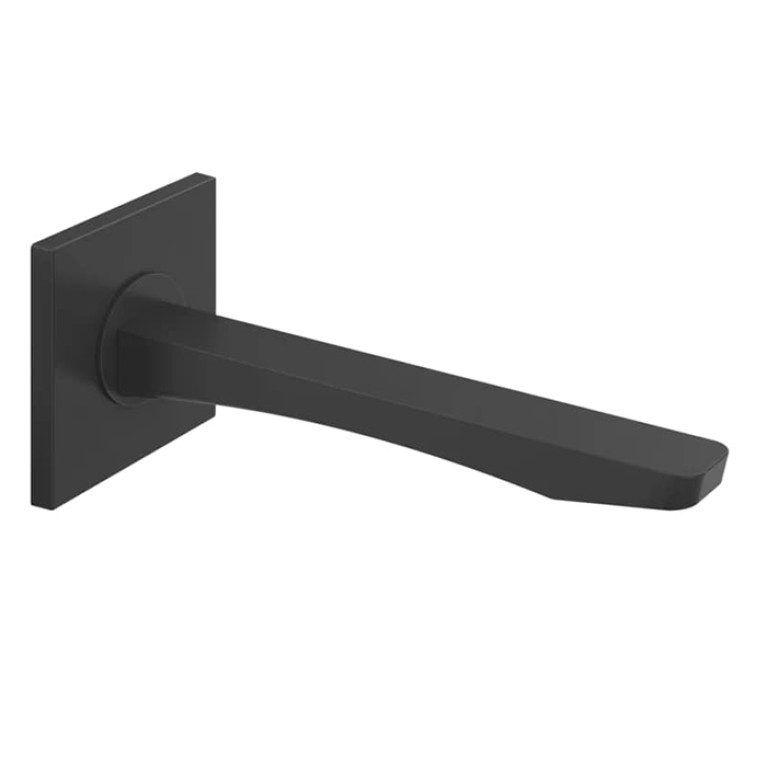 GESSI Rilievo Настенный излив на 1/2&rdquo;, комбинируемый с удаленным управлением (не входит в комплект)., цвет: nero XL
