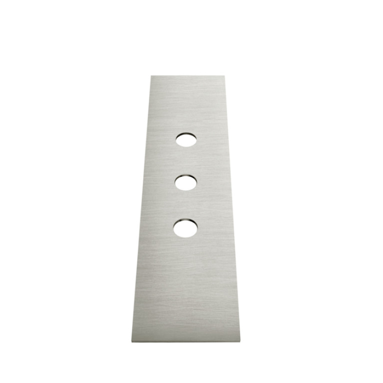GESSI 316 Пластина на 3 отверстия для монтажного бокса, цвет: steel brushed