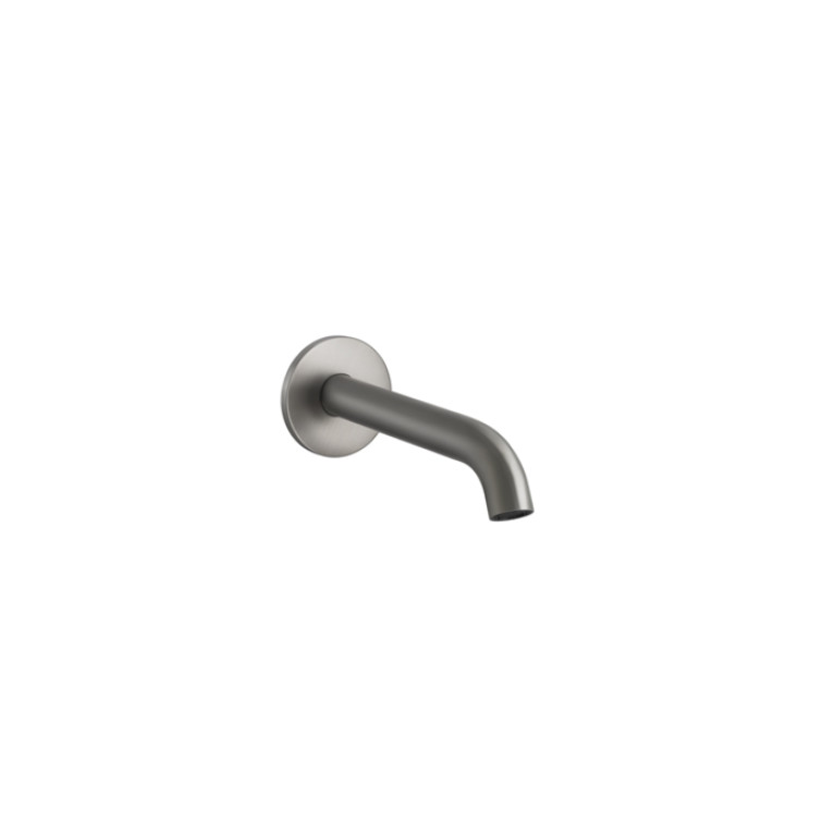 GESSI 316 Настенный излив 146мм на 1/2&rdquo;, комбинируемый с удаленным управлением (не входит в комплект), цвет: steel brushed