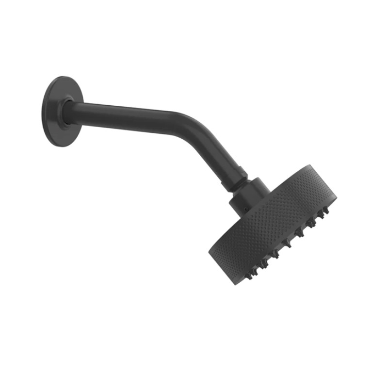 GESSI INCISO Душевая головка настенная, шарнирная на 1/2&rdquo;,  &Oslash;200мм, цвет: nero XL