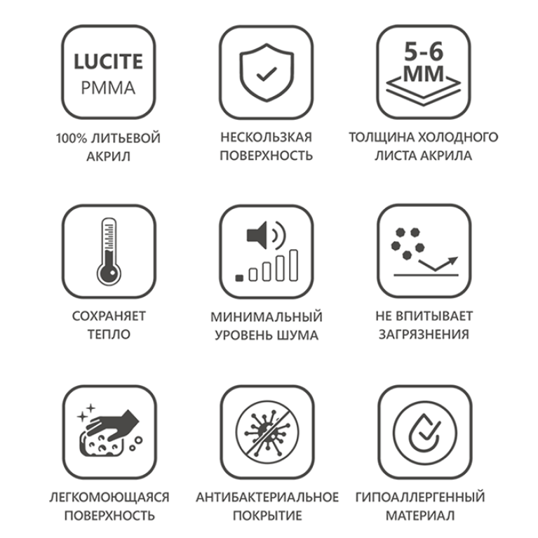 RAVAK Ванна 10&deg; акриловая прямоугольная 170х75 белая