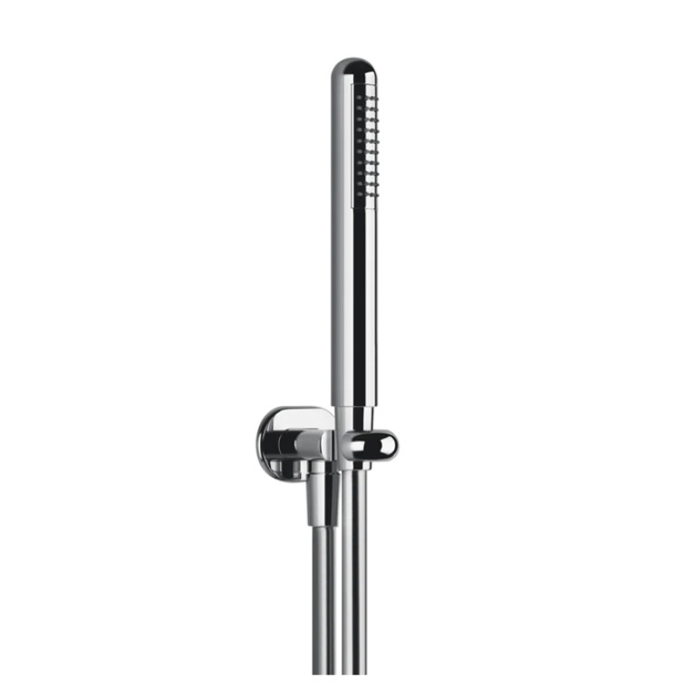 Gessi Goccia Душевой комплект: вывод воды на 1/2&rdquo;, держатель и ручной душ, цвет: хром