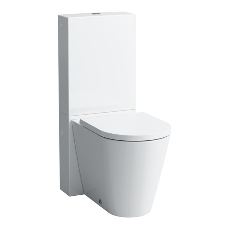 Laufen Universal Kartell бачок напольный, задний (левый сверху) подвод воды, двойной смыв, цвет белый матовый