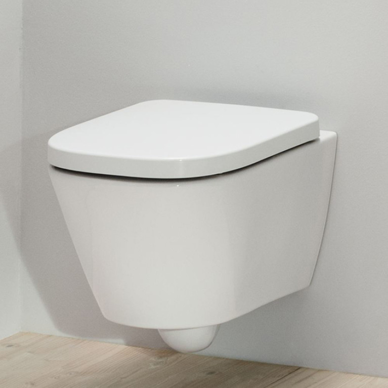 Laufen MEDA Унитаз подвесной 490x360x355 мм, безободковый, смыв Tornado, цвет: белый глянцевый
