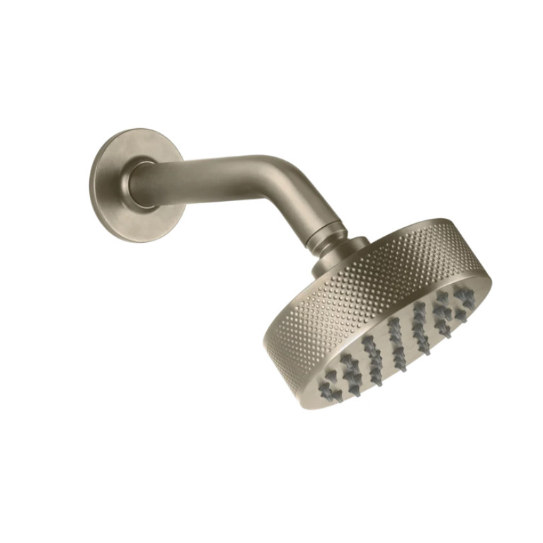 GESSI INCISO Душевая головка настенная, шарнирная на 1/2&rdquo;,  &Oslash;200мм, цвет: finox