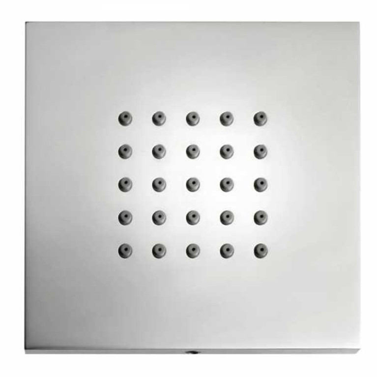 Bossini  Cubic Flat  Г/м настенная форсунка 10*10 см, цвет: хром