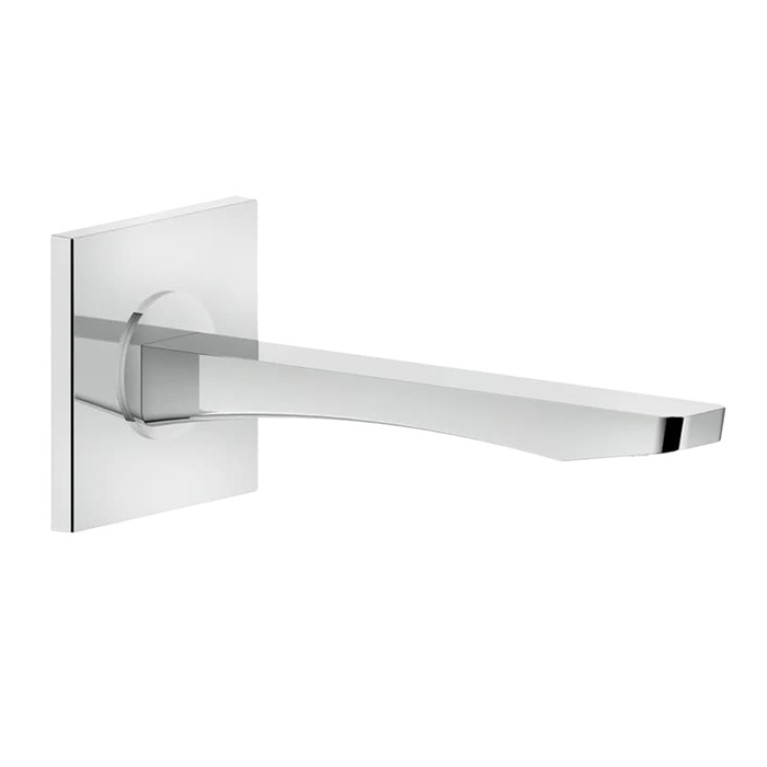 GESSI Rilievo Настенный излив на 1/2&rdquo;, комбинируемый с удаленным управлением (не входит в комплект)., цвет: хром