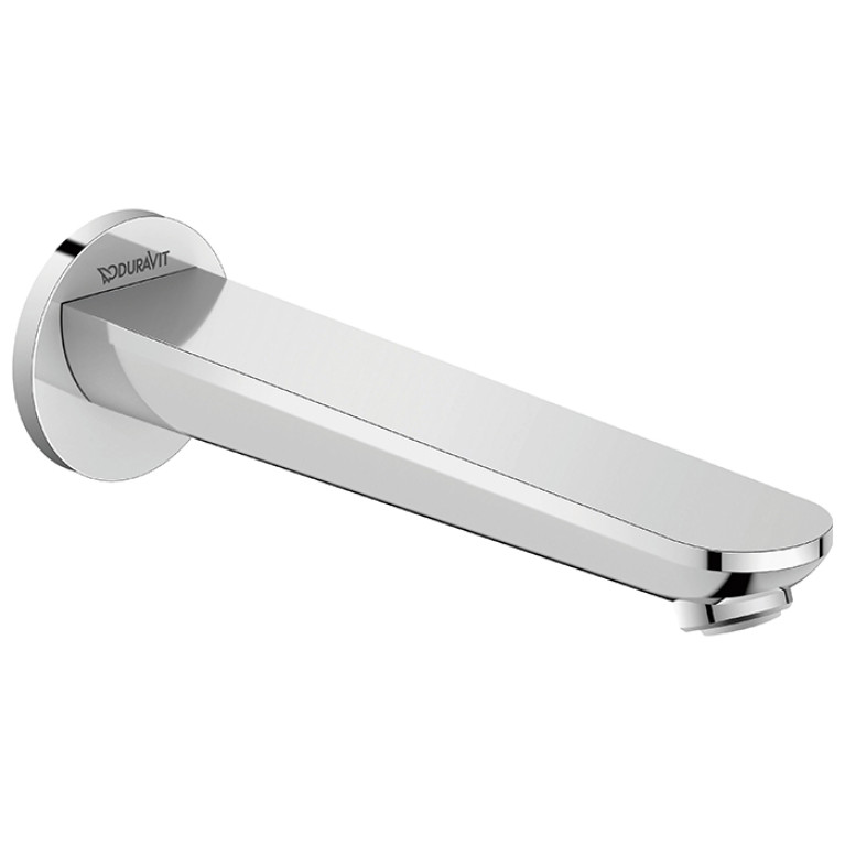 Duravit Wave Излив для ванны, Выступ 202 мм, хром (Спец.цена из наличия)