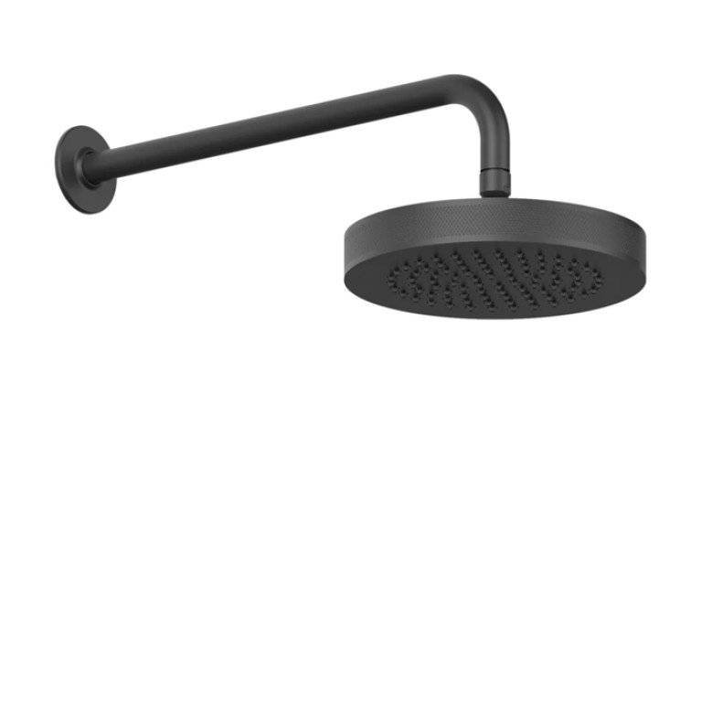 GESSI INCISO Душевая головка настенная, шарнирная на 1/2&rdquo;,  &Oslash;218мм, цвет: nero XL
