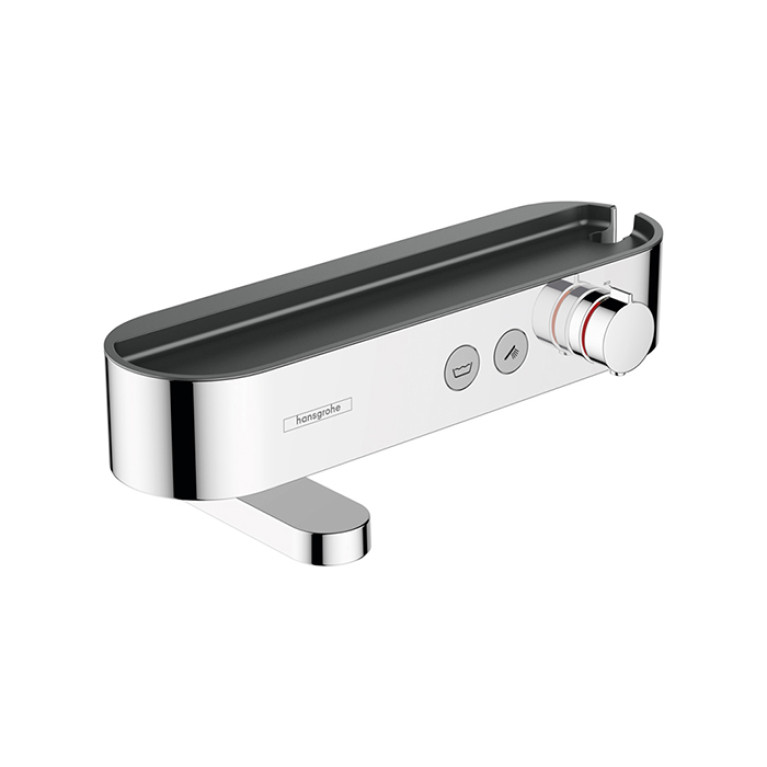 HG Термостат для ванны  ShowerTablet Select 400 внешнего монтажа, с полочкой 24340000, хром
