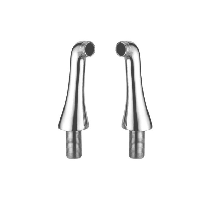 Gattoni Accessori Ножка (1 шт)  для монтажа смесителя на борт ванны, h125мм, цвет хром/ (требуется 2 шт.) (НА складе возвр 2шт с мелкими царапинками!)