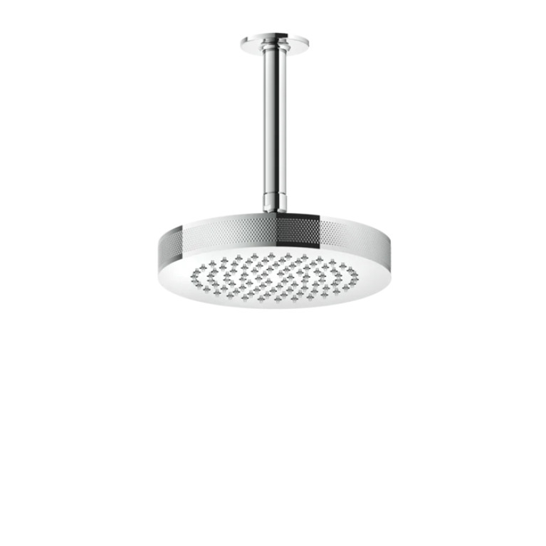 GESSI INCISO Потолочная душевая головка шарнирная на 1/2, &Oslash;218 мм, длина изготавливается под заказ (мин. 105, макс. 1855мм), цвет: хром