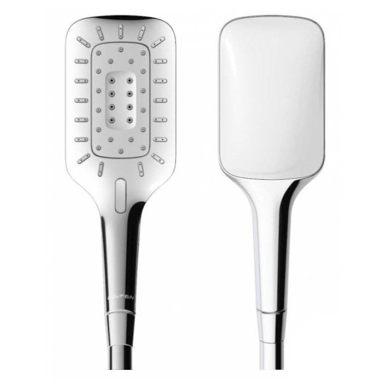 Laufen Mycity120 ручной душ, 3 типа струи, цвет хром/белый