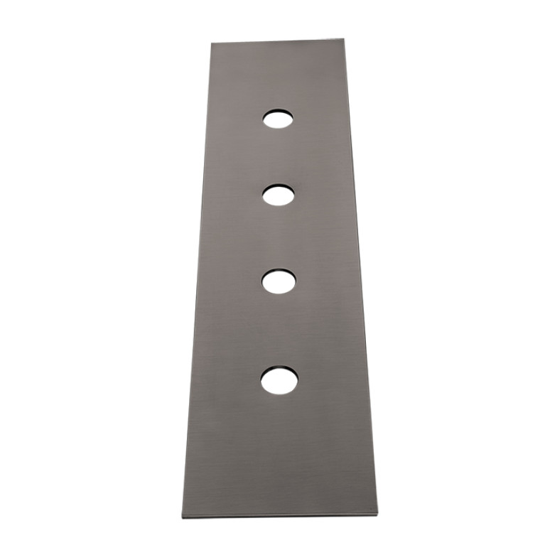 GESSI 316 Пластина на 4 отверстия для монтажного бокса, цвет: brushed black metal pvd