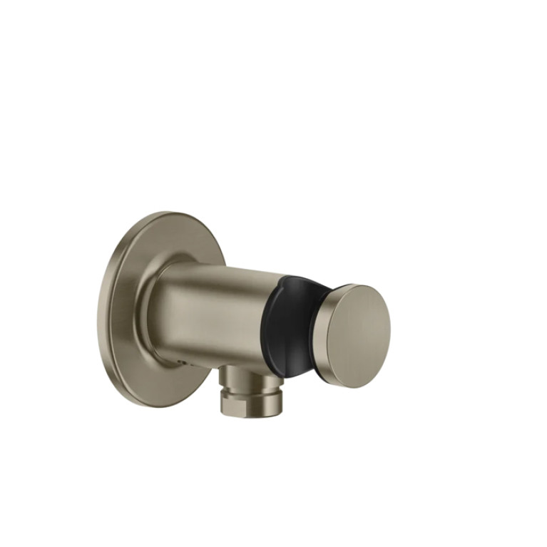 GESSI INCISO Вывод воды с держателем для душевой лейки на 1/2, цвет: finox