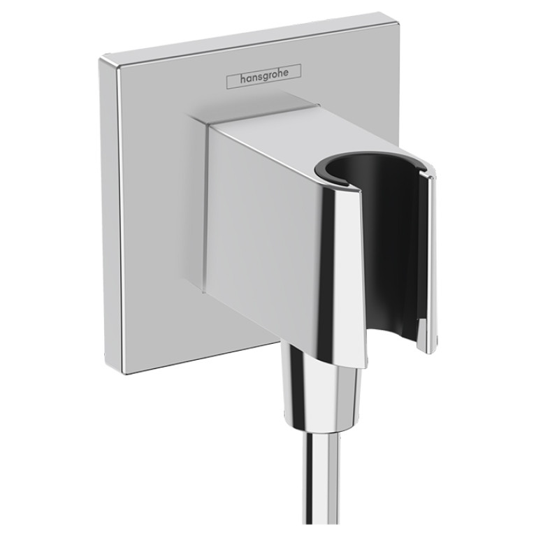 HG Шланговое подключение hansgrohe FixFit Porter E с держателем для душа, цвет: хром (Спеццена из наличия)