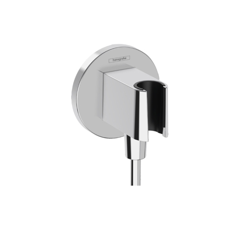 HANSGROHE FIXFIT S Шланговое подсоединение с держателем ручного душа, цвет хром