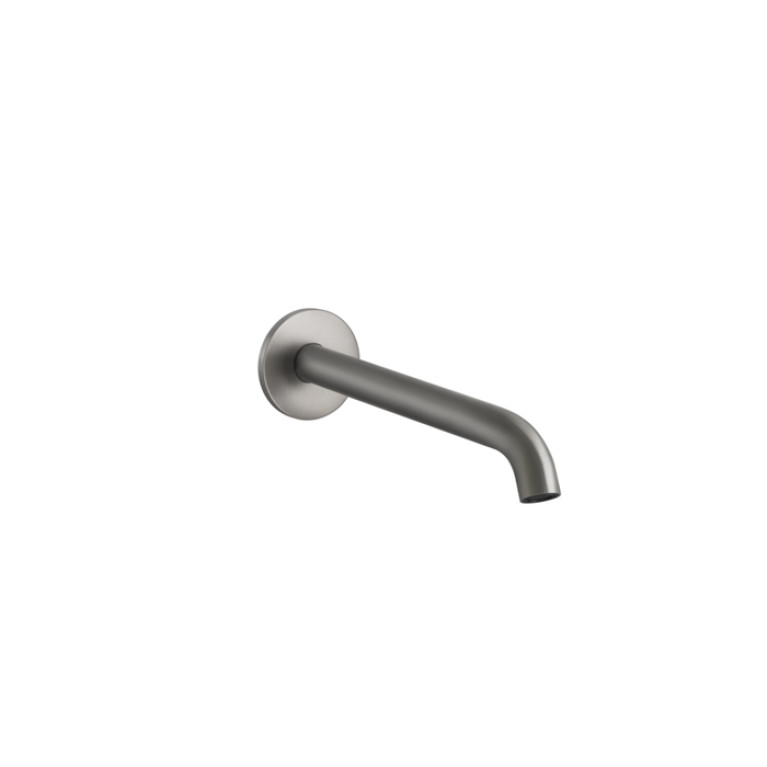 GESSI 316 Настенный излив 200мм на 1/2&rdquo;, комбинируемый с удаленным управлением (не входит в комплект), цвет: steel brushed