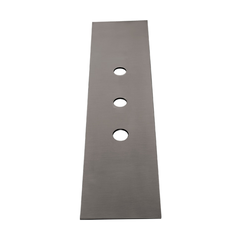 GESSI 316 Пластина на 3 отверстия для монтажного бокса, цвет: brushed black metal pvd