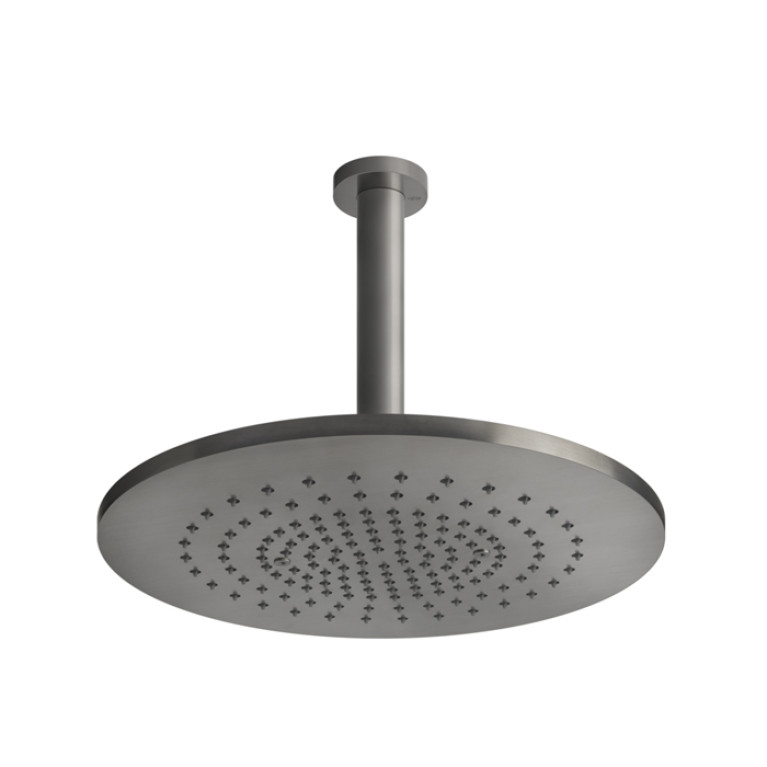 GESSI 316 Душевая головка шарнирная, потолочная на 1/2&rdquo;, &Oslash;355мм, h=243мм, цвет: steel brushed