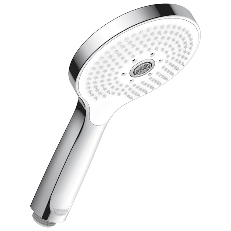 Duravit  Душевая лейка 3 режим, 120 мм, хром/белый